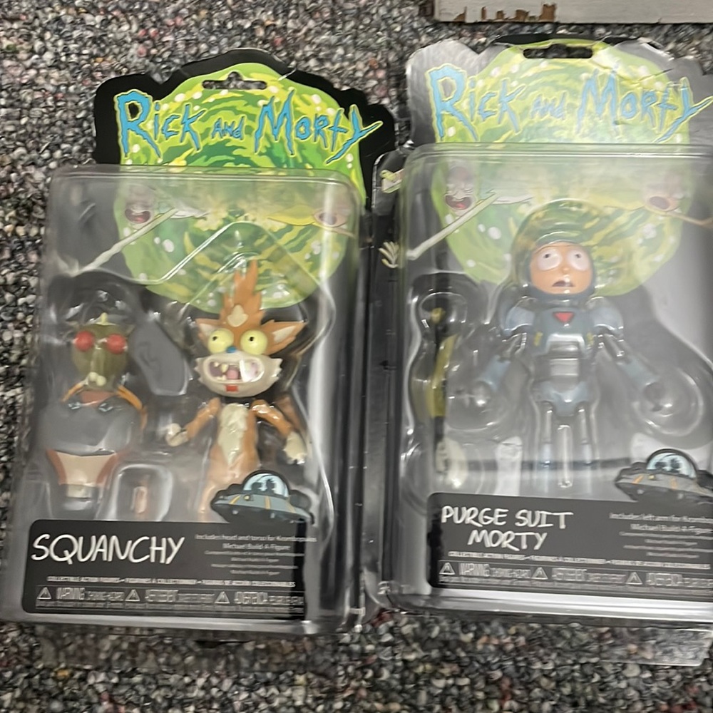 Ricky and morty action figures